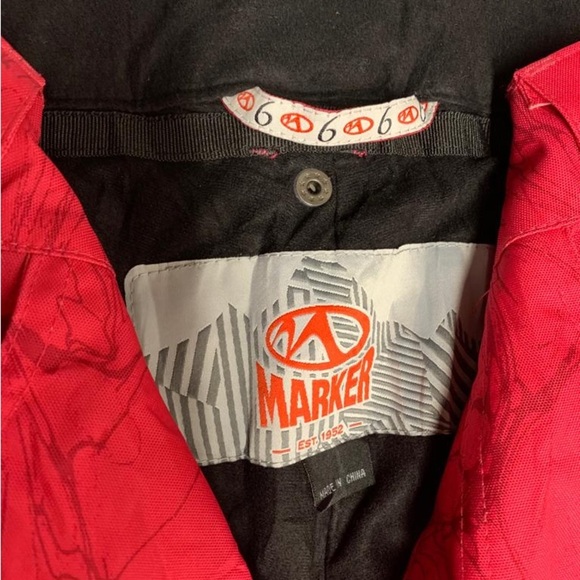 MARKER SKI PANTS marble pink size 6 NWT - Picture 4 of 10